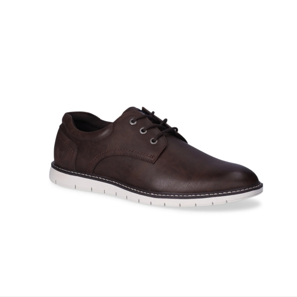 CHAPS Brown leather flexx men shoes size 9.5